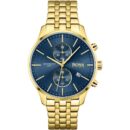 Hugo Boss Men's Watch Associate Yellow Gold Blue - HB1513841